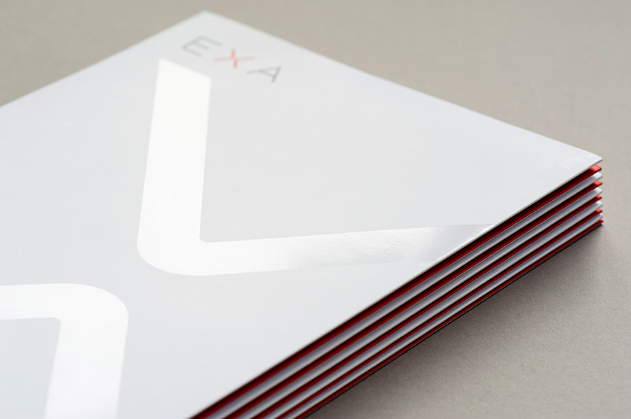 EXA Design client presentation folder