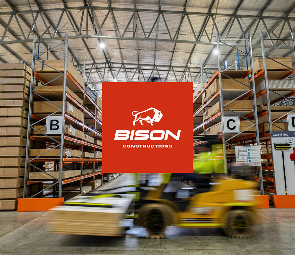 Bison Constructions brand identity